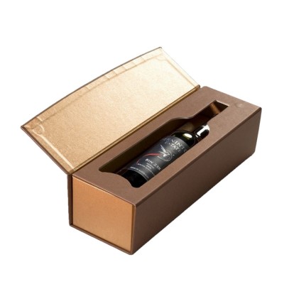 Custom high quality luxury cardboard magnetic gift boxes wholesale for wine