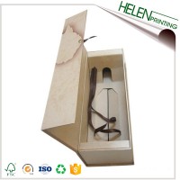 Custom LOGO single 1 bottle cardboard wine box