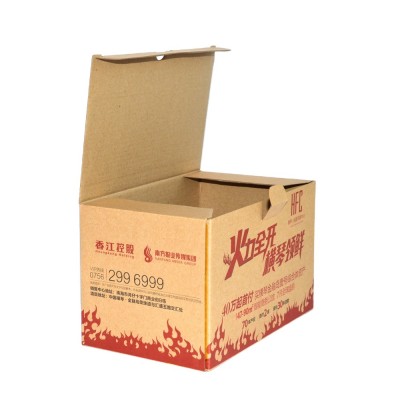 Customized tuck top recycled lock bottom printing corrugated boxes